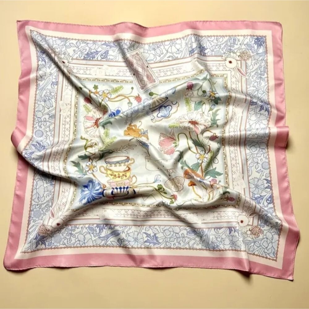 Wonderland scarf headwrap neckerchief Alice